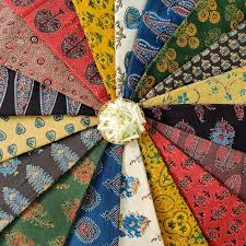 Ajrak fabric